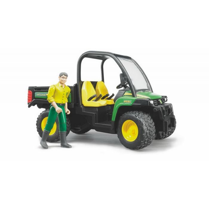 Спецтехніка Bruder Автомобіль John Deere Gator XUV 855D з фігуркою (02490) зображення 4