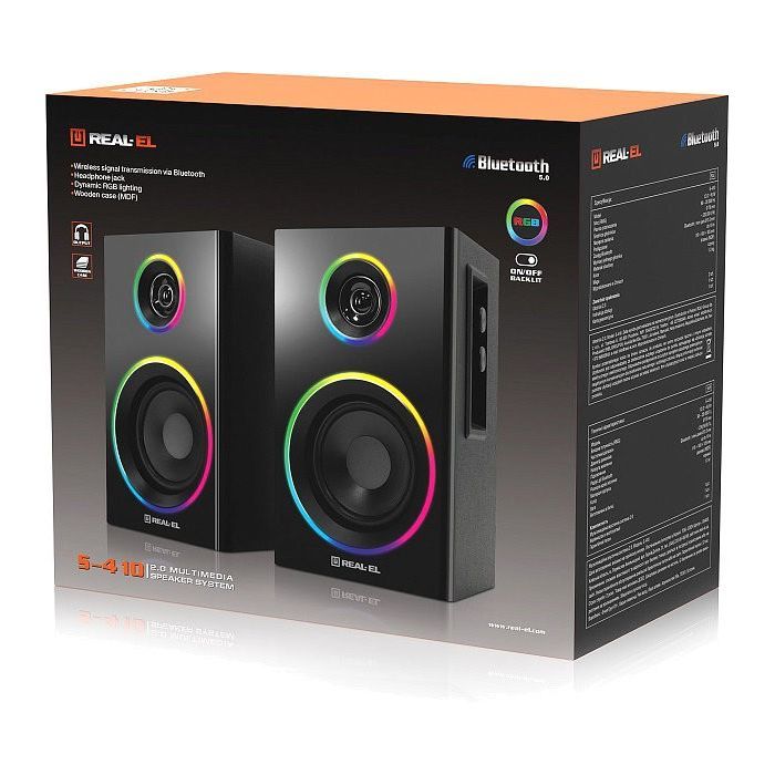 Акустична система REAL-EL S-410 Black (EL121200016) зображення 7