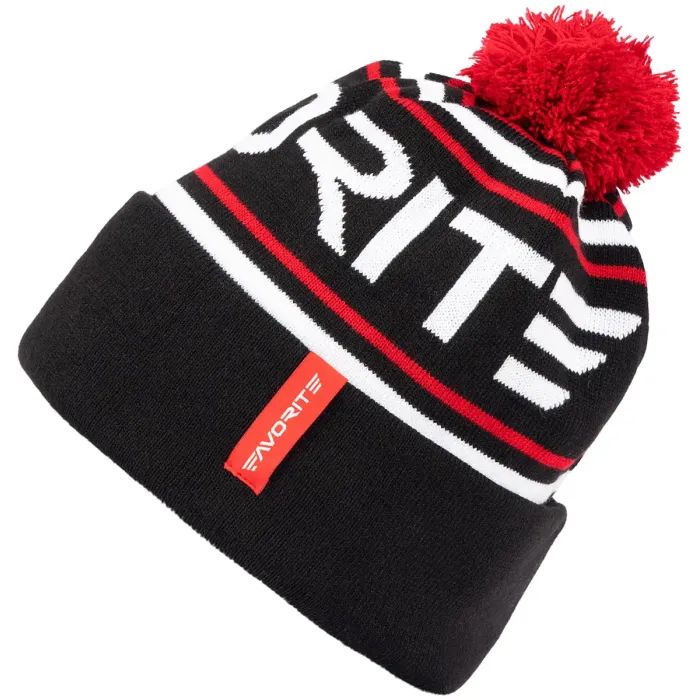 Шапка Favorite Pompon Hat 56 Gray Black Logo (1693.08.86) изображение 2