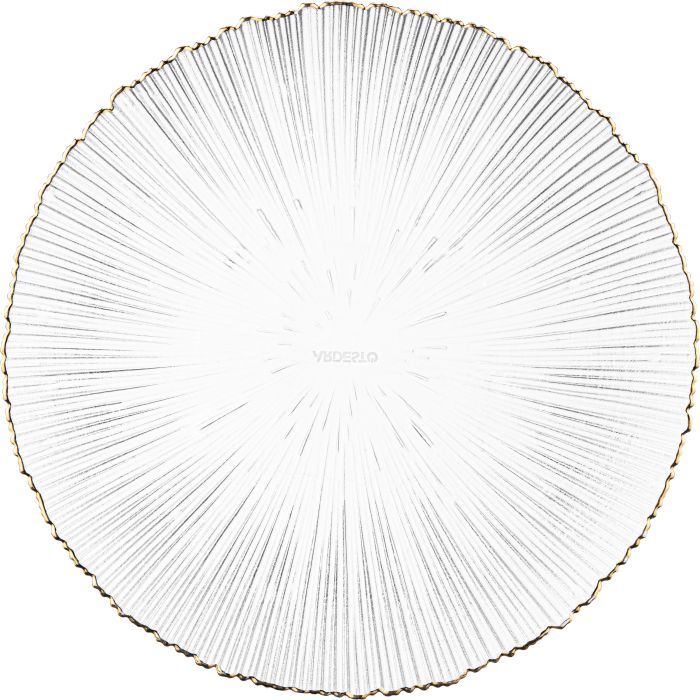 Тарелка Ardesto Mallow, 26.5см, скло, прозорий (AR5013) изображение 2
