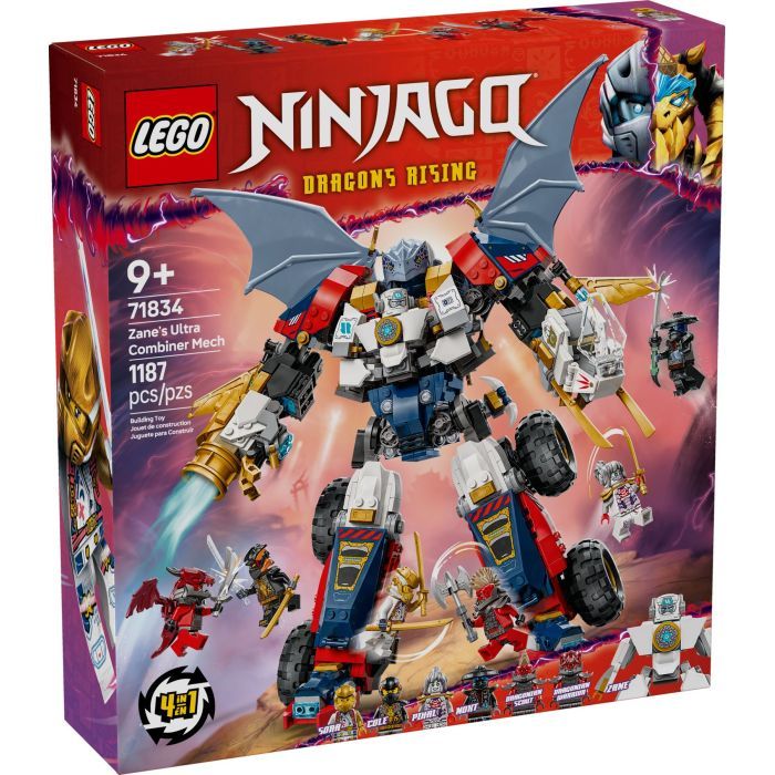 Конструктор LEGO Ninjago Ультраобъединительный робот Зейна (71834)