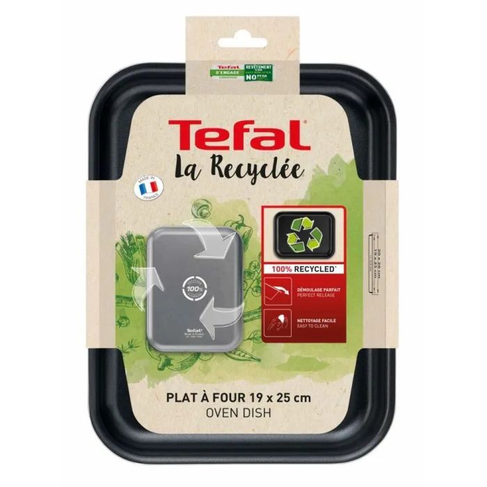 Форма для випікання Tefal La Recyclee, прямокутна, 19x25см, алюміній, чорний (J5700553) зображення 5