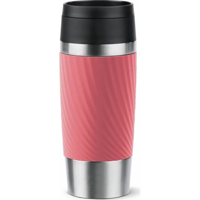 Термокружка Tefal Travel Mug Classic Twist, 360мл, нержавіюча сталь, зелений (N2024310)