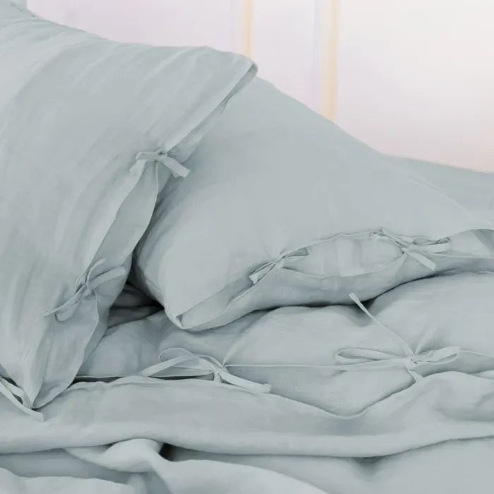 Постельное белье MirSon Лен Natural Linen Caspian 160x220х2 (2200008248284) изображение 4