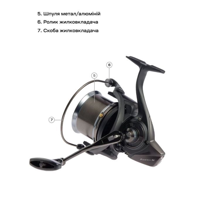 Катушка Brain Mission SE Reel 8000 12+1 BB 4.11 (1858.47.10) изображение 6