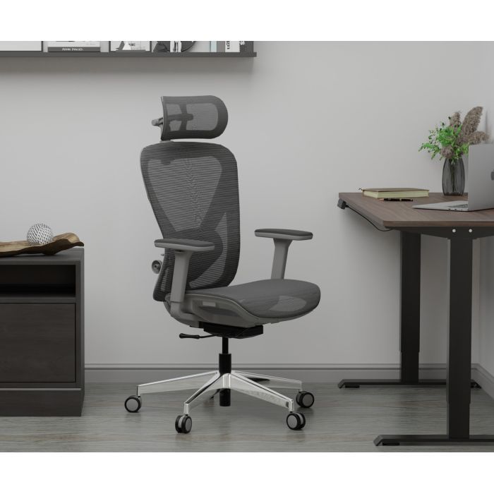 Офисное кресло Mealux Q1 Air Grey (HF-Q1 M/G) изображение 12
