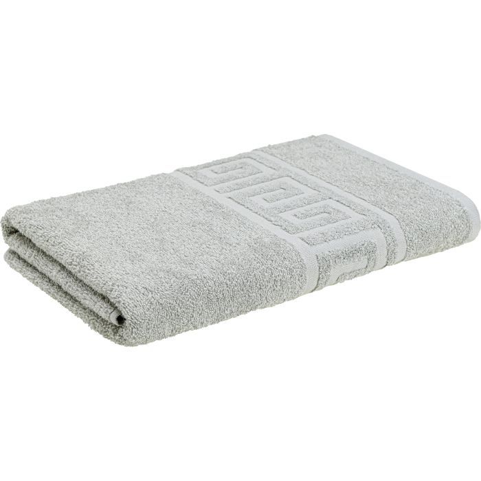 Полотенце Home Line махровое бордюрное (серое) 400 гр/м2, 70х140 см (179757)