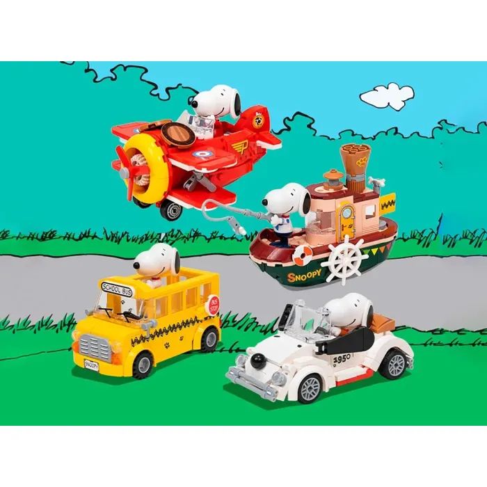 Конструктор Pantasy Snoopy - Биплан (86903) изображение 9