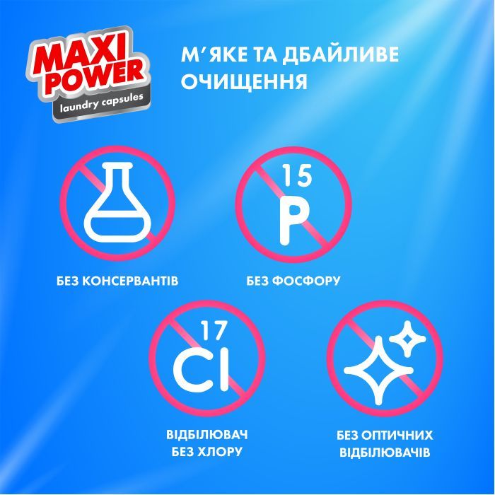 Капсулы для стирки Maxi Power Freshness 11 шт. (4823098414964) изображение 5