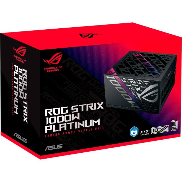 Блок питания ASUS 1000 W ROG Strix 1000P Gaming (90YE00W1-B0NA00) изображение 12