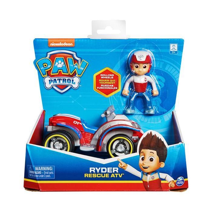 Игровой набор Paw Patrol Спасательный автомобиль с водителем Райдер (SM16775/8807)