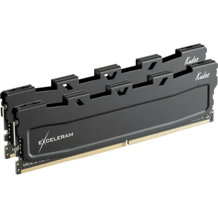 Модуль памяти для компьютера DDR5 32GB (2x16GB) 6400 MHz Black Kudos eXceleram (EK50320645252CD) изображение 2