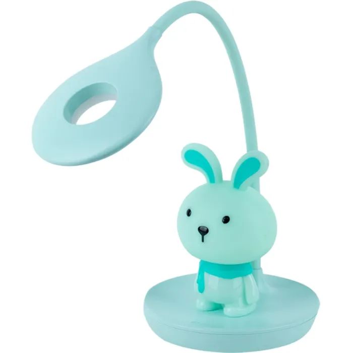 Настільна лампа Kite Bunny LED з акумулятором, блакитна (K24-492-1-3)