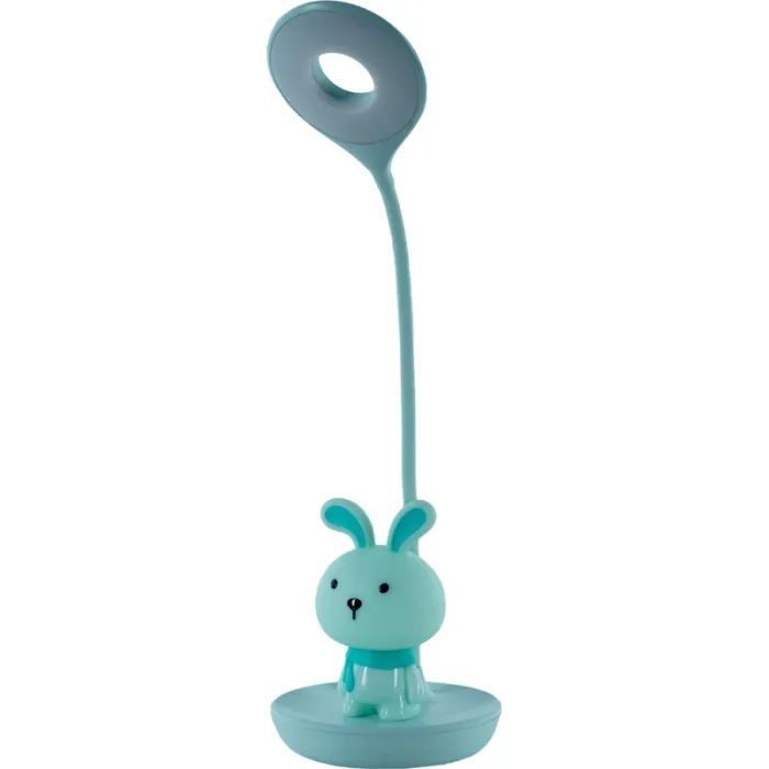 Настільна лампа Kite Bunny LED з акумулятором, блакитна (K24-492-1-3) зображення 2