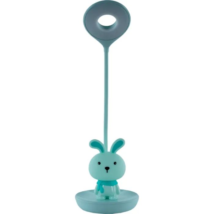 Настільна лампа Kite Bunny LED з акумулятором, блакитна (K24-492-1-3) зображення 3