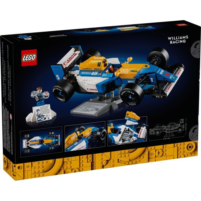Конструктор LEGO Icons Williams Racing FW14B и Найджел Мэнселл (10353) изображение 9