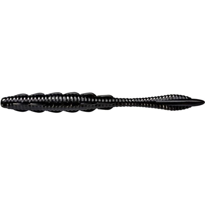Силикон рыболовный FishUP Scaly Fat 3.2" 101 - Black, cheese taste (8шт/уп) (1864.06.09)