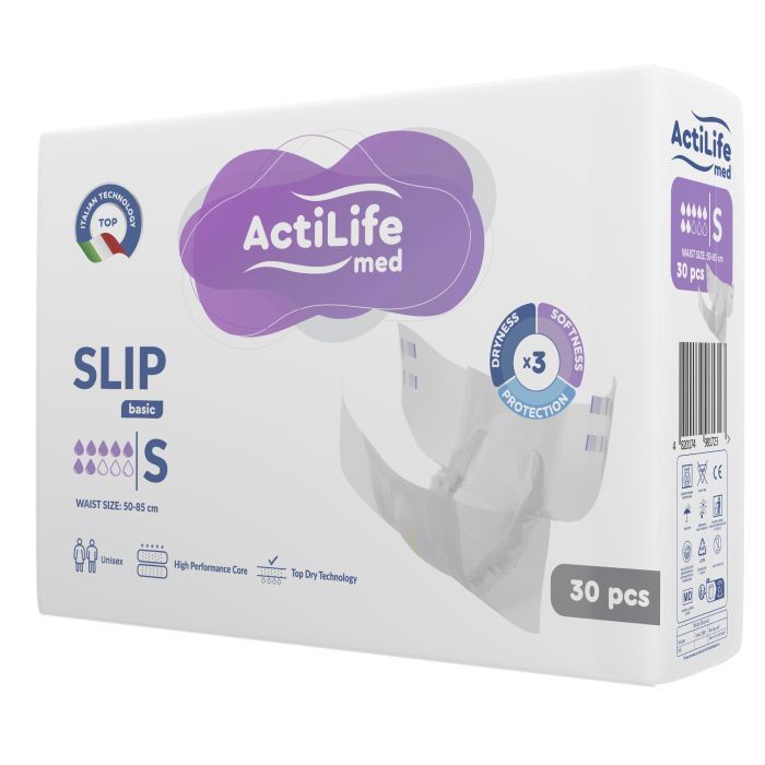 Подгузники для взрослых ActiLife Med Basic S, 30 шт (4820174981723)