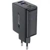 Зарядний пристрій Acefast 4xUSB 45W (2xUSB-C+2xUSB-A) Gan A61 Fast Charger Black (6974316282754) зображення 4