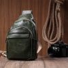 Сумка Vintage З гладкої екошкіри Зелена (22771) зображення 10