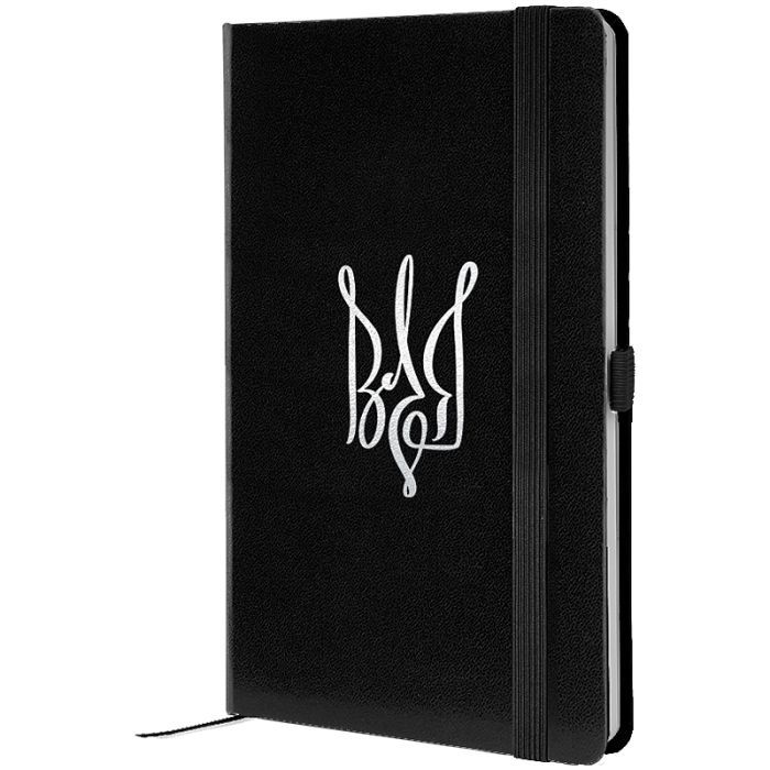 Книга записная Axent Partner Воля 125x195 мм, 96 листов, клетка, черная (8201-01-6-A)