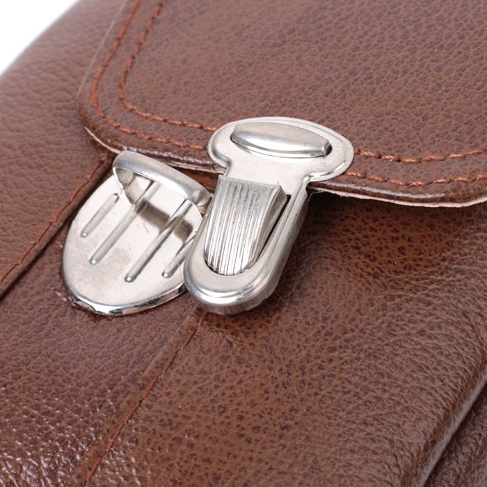 Сумка Vintage Из натуральной кожи Коричневая (22738) изображение 5