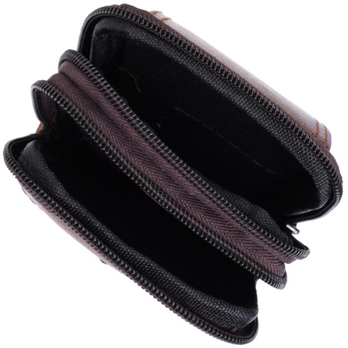 Сумка Vintage Из натуральной кожи Коричневая (22738) изображение 7