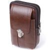 Сумка Vintage Из натуральной кожи Коричневая (22738)