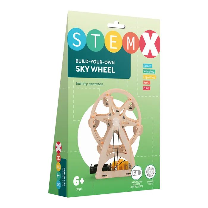 Конструктор Stem Колесо обозрения Деревянный на батарейках (3858894673742)