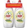 Засіб для ручного миття посуду Fairy Ніжні руки Ромашка та вітамін E 2 х 900 мл (8700216759601)