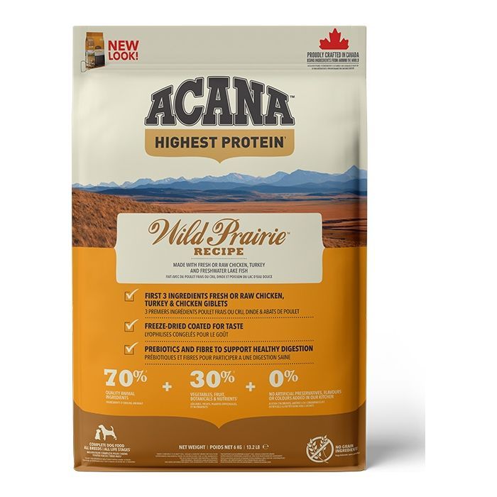 Сухой корм для собак ACANA Wild Prairie 11.4 кг (0064992540111)