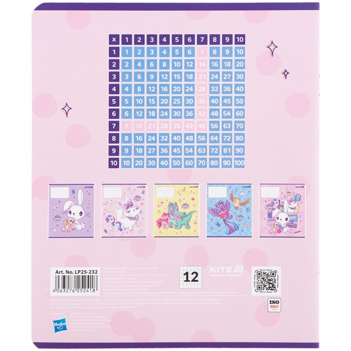 Тетрадь Kite My Little Pony, 12 листов, клетка (LP25-232) изображение 8