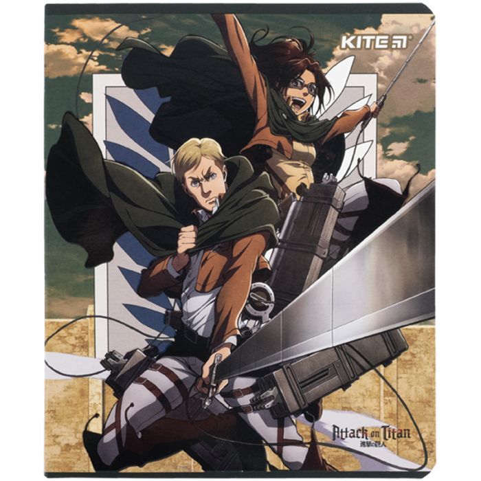 Зошит Kite Attack on Titan, 24 аркуші, клітинка (AT24-238) зображення 11