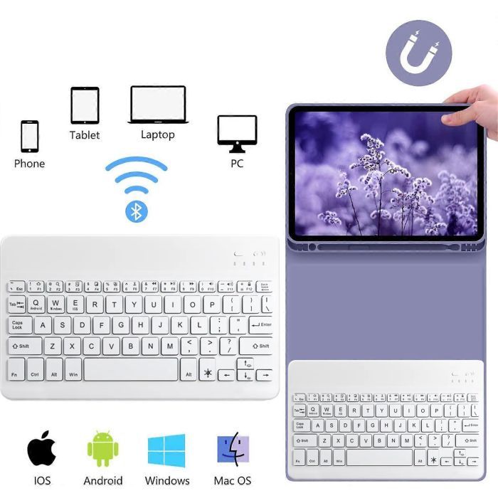 Чехол для планшета BeCover with keyboard Apple iPad Mini 6 2021 Black (712986) изображение 5