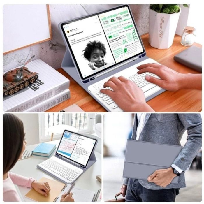 Чехол для планшета BeCover with keyboard Apple iPad Mini 6 2021 Black (712986) изображение 7