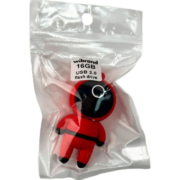USB флеш накопитель Wibrand 16GB Squid Game Red USB 2.0 (WI2.0/SG16R) изображение 5