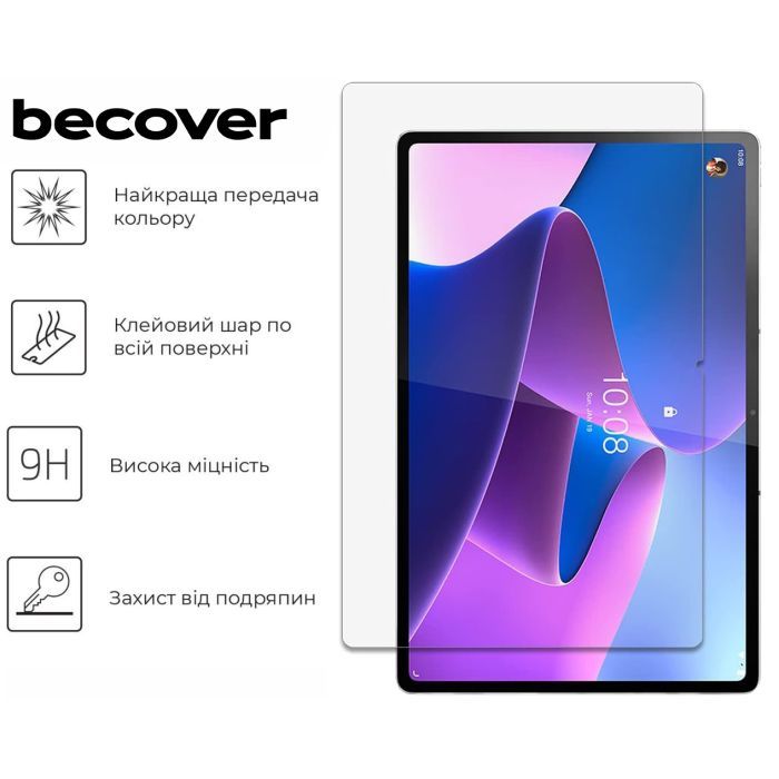 Стекло защитное BeCover Lenovo Idea Tab Pro 12.7" (713128) изображение 3