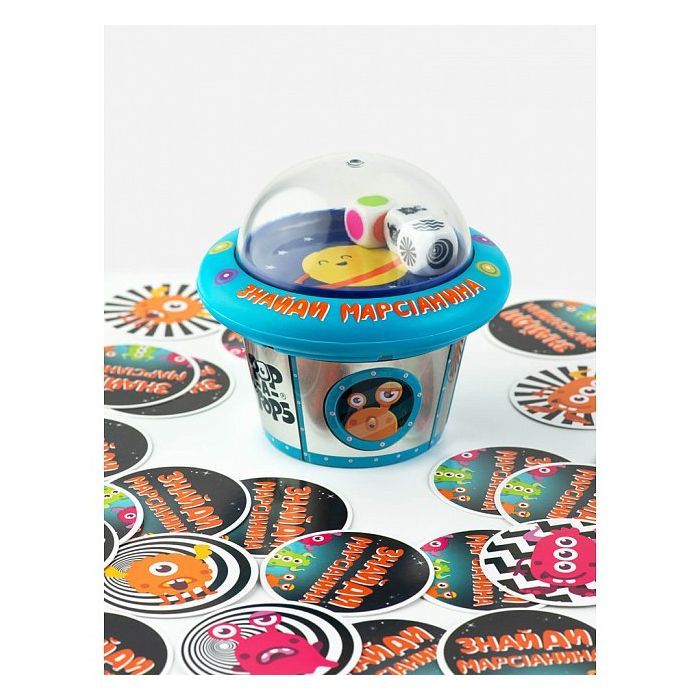 Настільна гра Fun Games Shop Pop-A-Tops: Знайди марсіанина (Pop-A-Tops: Match a Martian) (укр.) (FGS62) зображення 3