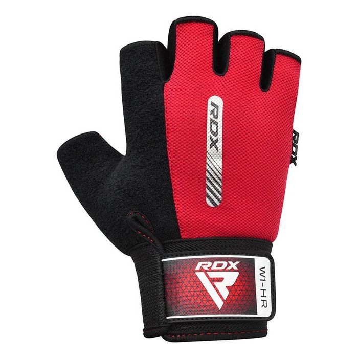 Перчатки для фитнеса RDX W1 Half Red Plus L (WGA-W1HR-L+) изображение 3