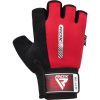 Перчатки для фитнеса RDX W1 Half Red Plus L (WGA-W1HR-L+) изображение 3