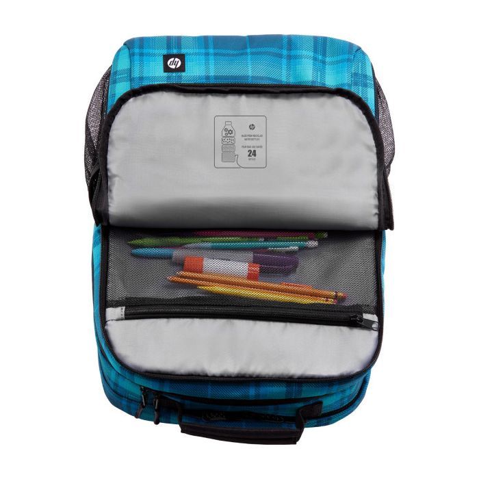 Рюкзак для ноутбука HP 16.1" Campus Tartan Plaid Blue (7J594AA) изображение 7