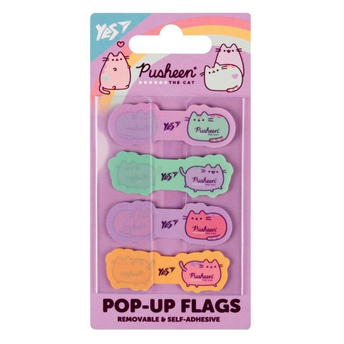 Стикер-закладка Yes Pop-up Pusheen, пластик, 80 шт (170426)