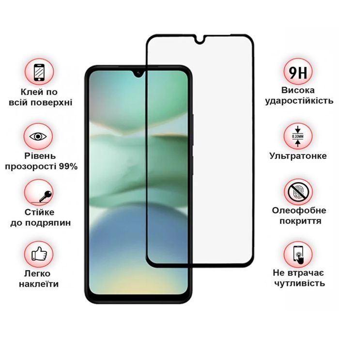 Стекло защитное BeCover Xiaomi Redmi A5 4G Black (713418) изображение 3