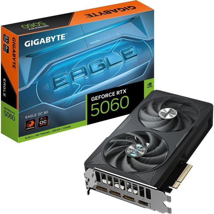 Видеокарта GIGABYTE GeForce RTX5060 8Gb EAGLE OC (GV-N5060EAGLE OC-8GD) изображение 10