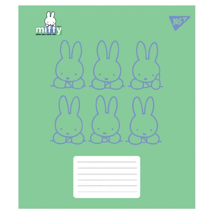 Зошит Yes Miffy Bunny А5 12 аркушів клітинка (767617) зображення 2