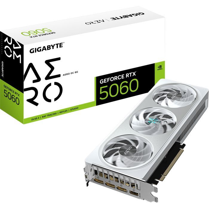 Видеокарта GIGABYTE GeForce RTX5060 8Gb AERO OC (GV-N5060AERO OC-8GD) изображение 10