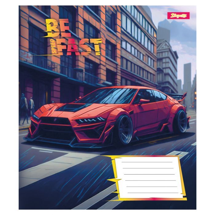 Зошит 1 вересня Be Fast А5 12 аркушів лінія (768006) зображення 3