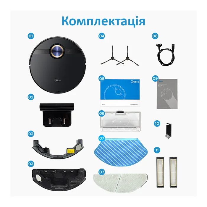 Пилосос Midea M7 pro зображення 11