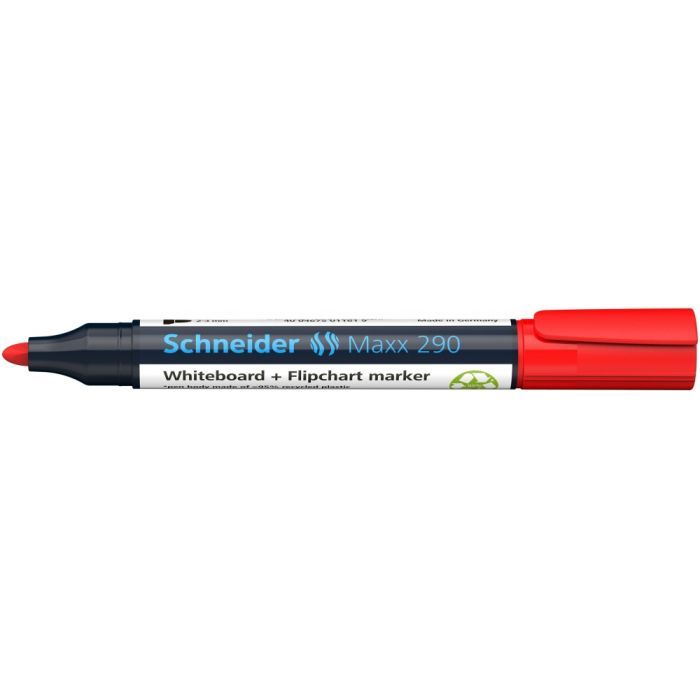 Маркер Schneider MAXX для досок и флипчартов 290, красный (S129002)