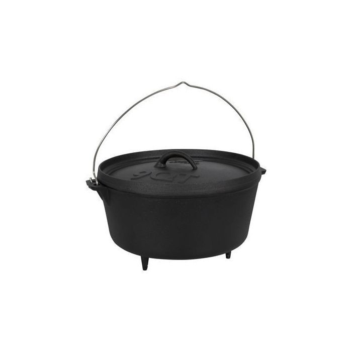 Котел туристический Bo-Camp Dutch Oven Cast Iron 31 cm / 7.1 L Black (2122415) (DAS303291)